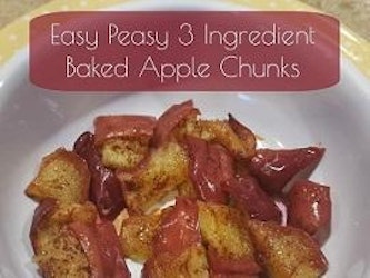 Easy Peasy Baked Apples - Toddler Meal